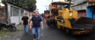 Roberto Cidade fiscaliza obras de infraestrutura em bairros da zona Leste de Manaus