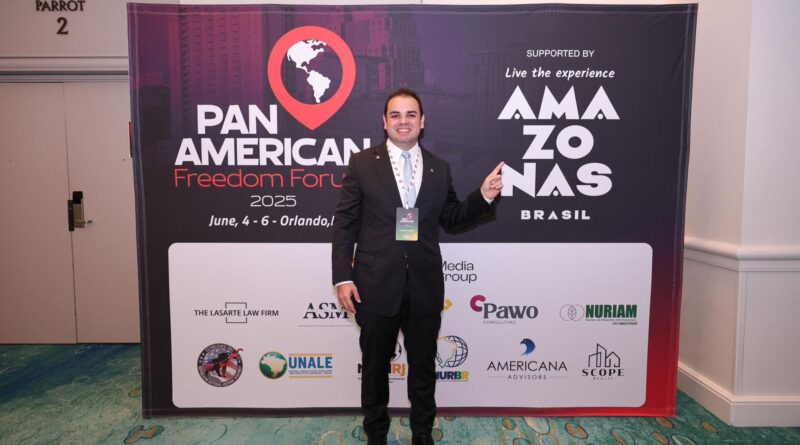 Presidente Roberto Cidade destaca realidade amazônica e defende desenvolvimento sustentável em fórum internacional
